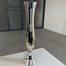 Wholesale Tall Wedding Decoration Centerpiece Gold Glass Wedding Flower Vase