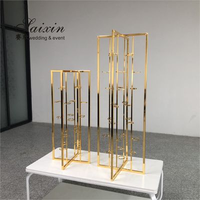 ZT-502S  hot sale silver metal candle stand  for wedding tent centerpiece flower decor