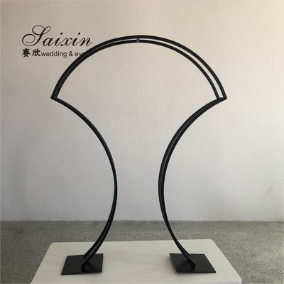 140CM Black Iron Stand For Flower Decoration Metal Wedding Table Centerpieces Arranging