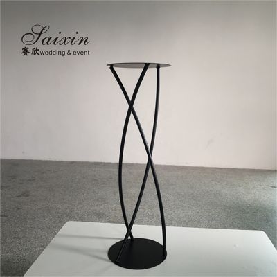 ZT-547W Factory wholesale Wedding centerpieces white metal flower stand