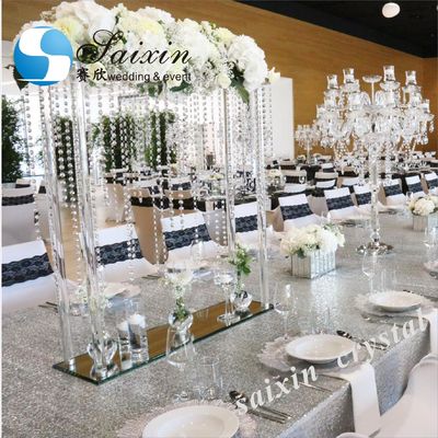 ZT-207 Wedding party decorations crystal acrylic display stand for wedding centerpieces