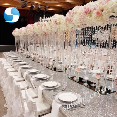 ZT-207 Wedding party decorations crystal acrylic display stand for wedding centerpieces