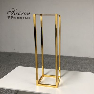 Factory wholesale event  home decor  aisle metal wedding flower stand for centerpieces