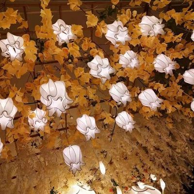 10 Light  Crystal Chandelier Flush Ceiling Light Decorative Lamp Lily Hanging String Lighting