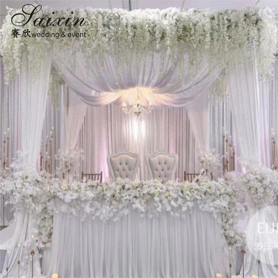 Wedding Mandap Backdrop Telescopic Adjustable Wedding Centerpiece Backdrop Frame Pipe Stands