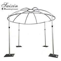 Wedding Mandap Backdrop Telescopic Adjustable Wedding Centerpiece Backdrop Frame Pipe Stands
