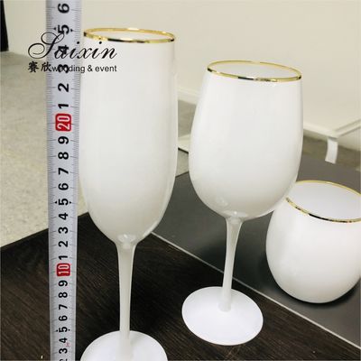 White Wine Champagne Water Glasses Decor Wedding Glassware Event