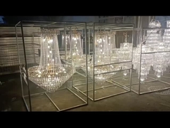 Lustres de cristal K9 para accesorios de bodas y decoración de eventos